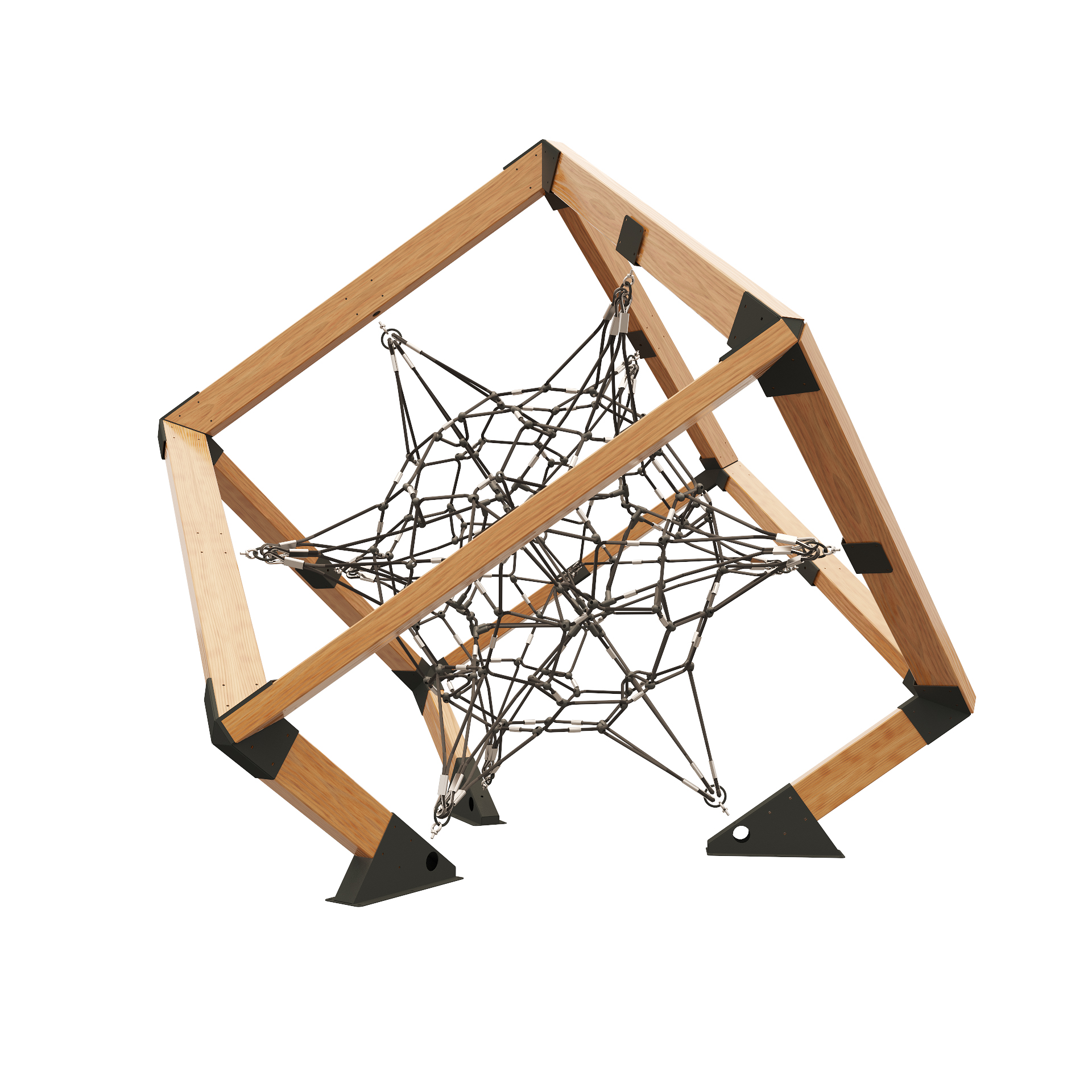 Канатная конструкция "Куб"