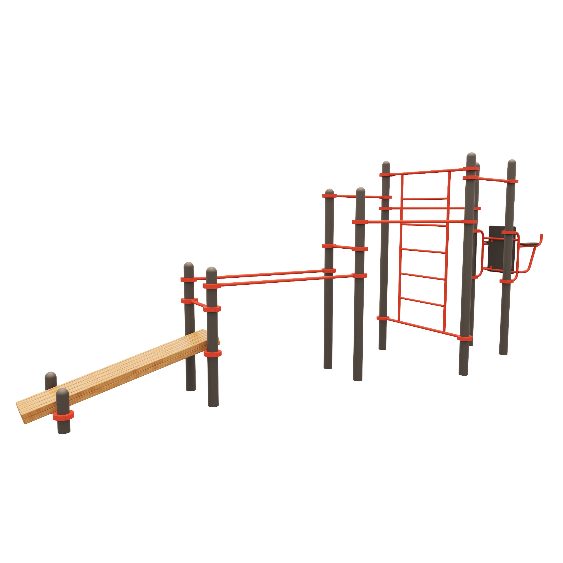 Воркаут-комплекс "Геркулес" вид 2 для площадки